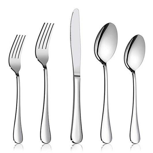 40-Piece Stainless Steel Cutlery Utensils Set -Service for 8