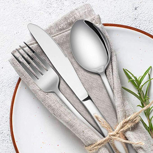 40-Piece Stainless Steel Cutlery Utensils Set -Service for 8