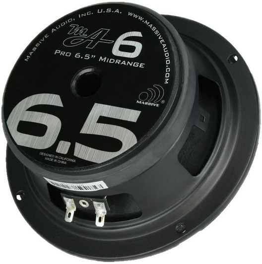 Massive Audio MA6 (Sold Individually) 280W Max (140W RMS) 6.5" Pro Audio Midrange Car Speaker