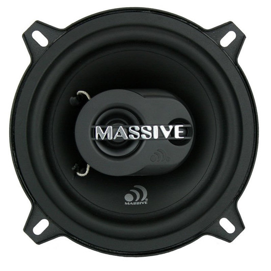 Massive Audio MX5 360W Max (80W RMS) 5.25" MX Series 3-Way Coaxial Car Speakers