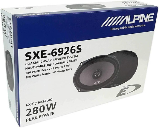 Alpine SXE-6926S 6 x 9" 2-Way Coaxial Speakers