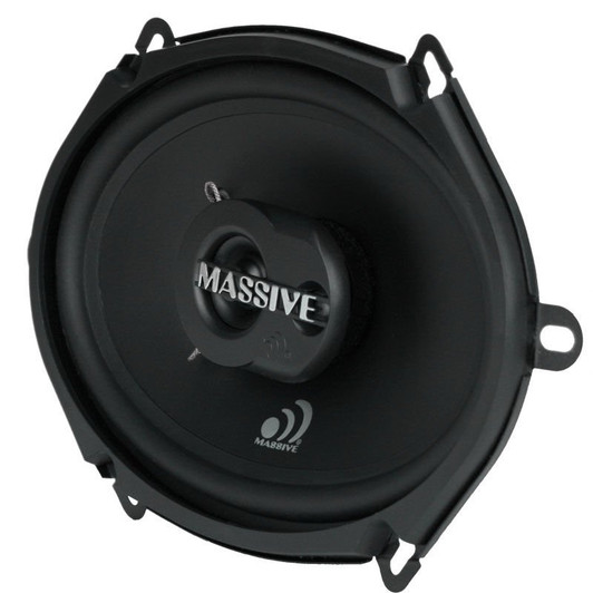 Massive Audio MX57 440W Max (100W RMS) 5" x 7" MX Series 3-Way Coaxial Car Speakers