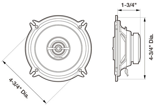 Pioneer TS-G1320S 500W Max (70W RMS) 5.25" G-Series 2-Way Coaxial Car Speakers