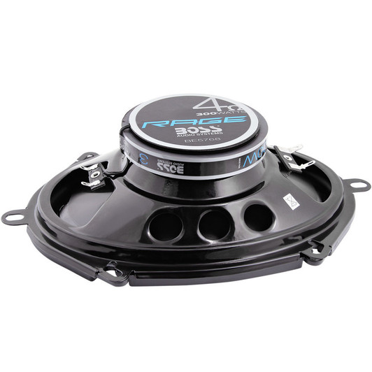 (4) Boss BE5768 5 x 7" 4-Way Speakers Boss Rage 4 Way 300W Full Range Mobile Audio/Video Speakers