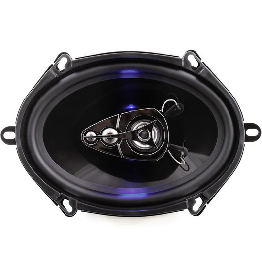(4) Boss BE5768 5 x 7" 4-Way Speakers Boss Rage 4 Way 300W Full Range Mobile Audio/Video Speakers