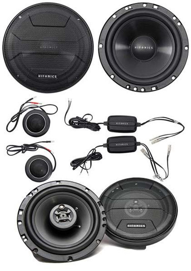 (2) Hifonics ZS65C 6.5" Component Speakers+ (2) 6.5" Coaxial Speakers