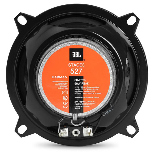 JBL Stage3 527 (Stage 3 527) Stage3 Series 5-1/4 2-Way Car Speaker