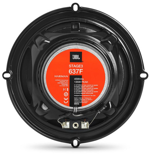 JBL Stage3 637F (Stage 3 637F) Stage3 Series 6-1/2" 3-Way Car Audio Speaker