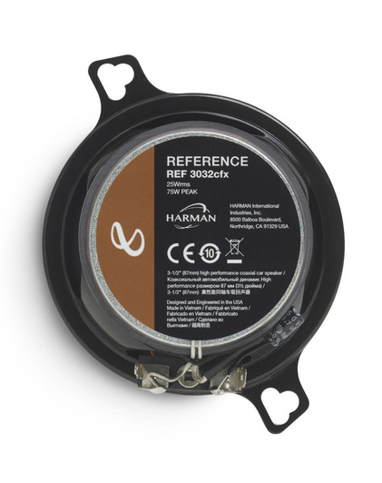 Infinity REF-3032cfx 150W Max (50W RMS) 3-1/2" Reference Series 2-Way Coaxial Car Speakers