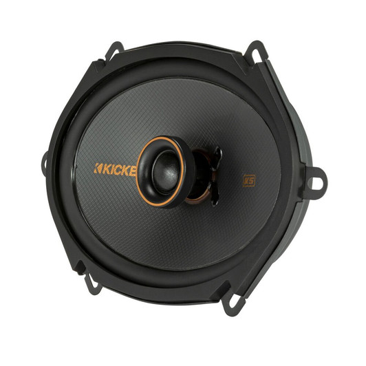Kicker KSC680 (47KSC6804) 6x8" Coaxial Speakers with Silk Dome Tweeter