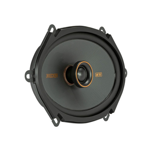 Kicker KSC680 (47KSC6804) 6x8" Coaxial Speakers with Silk Dome Tweeter