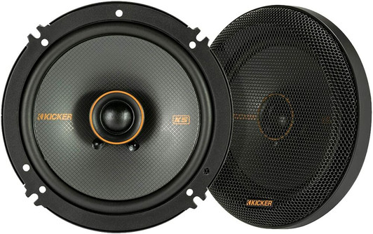 Kicker KSC650 (47KSC6504) KS Series 6.5" 2-way Car Speakers with Silk Dome Tweeters