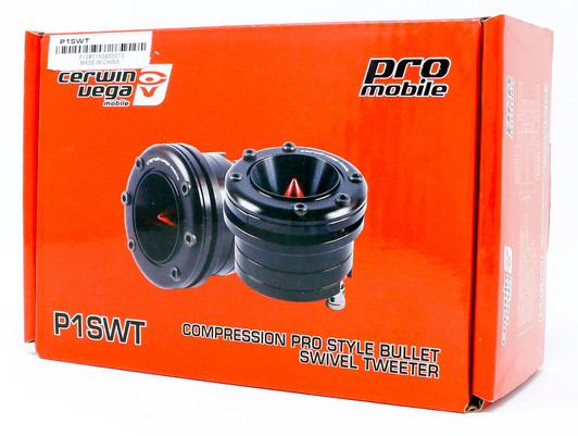 Cerwin Vega P1SWT Swivel Head 1" Component Horn Tweeter 100W Max (50W RMS)