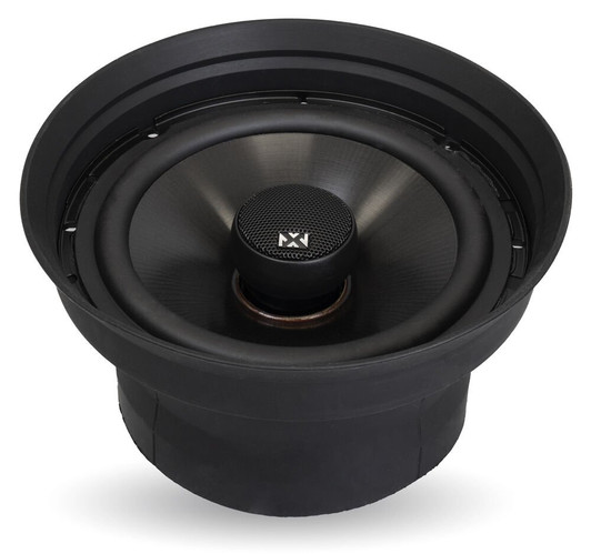 (2-Pairs) NVX NSP525 + NVX Speaker Baffles (4-Total) 5-1/4" 2-Way N-Series Coaxial Car Speakers with 20mm Silk Dome Tweeters