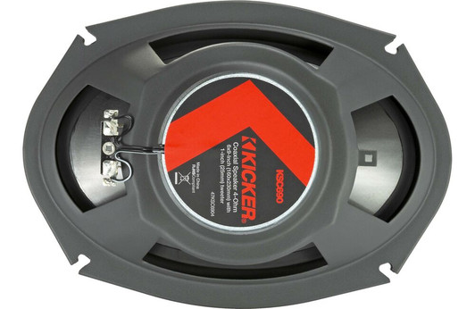 Kicker KSC690 (47KSC6904) 6 x 9" Coaxial Speakers with Silk Dome Tweeters