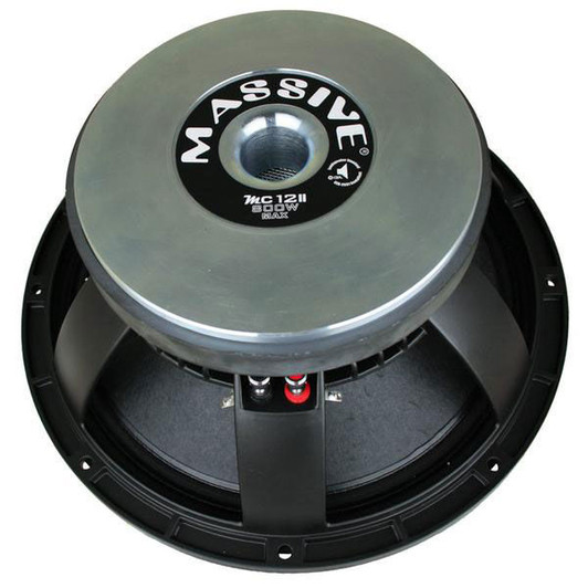 Massive Audio MC 12II (Sold Individually) 800W Max (400W RMS) 12" Pro Audio Midrange Component Car Speakers