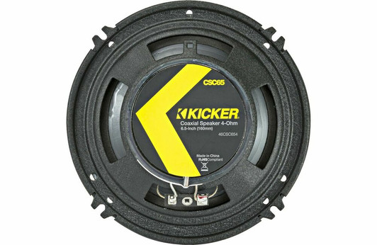 (4) KICKER 46CSC654 CSC65 6.5" 6-1/2" 1200w 4-Ohm Car Audio Coaxial Speakers