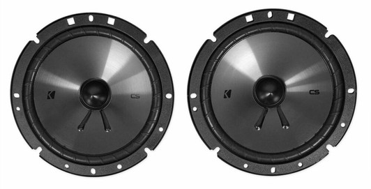 Kicker 46CSS674 + NVX Sound Deadening 300W Peak (100W RMS) CS Series 6-3/4" Component Speaker System