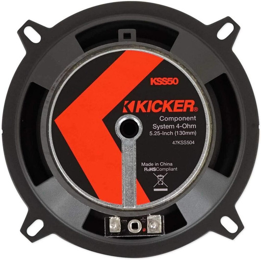 Kicker KSS50 (47KSS504) KS Series 200W 5-1/4" 2-Way Component Speaker System