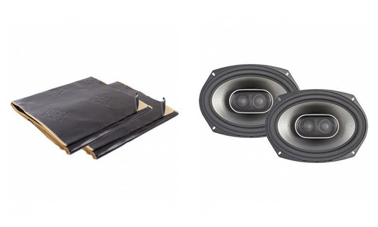 Polk Audio MM692 - MM1 Series 6x9" Coaxial Speakers FREE Sound Dampening Kit