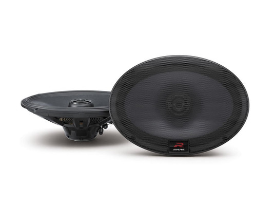 Alpine R-S69.2 600W Peak (200W RMS) R-Series 6x9 Inch Coaxial 2-Way Speakers