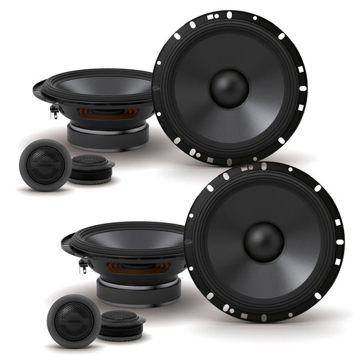 (2 sets) Alpine S-S65C 6.5" 240W 2-way coaxial speakers