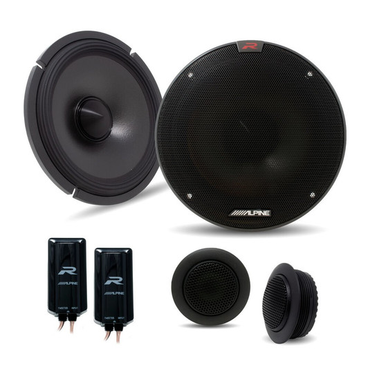 Alpine R-S65C.2 100W RMS 6.5" R-Series Component 2-Way Speakers