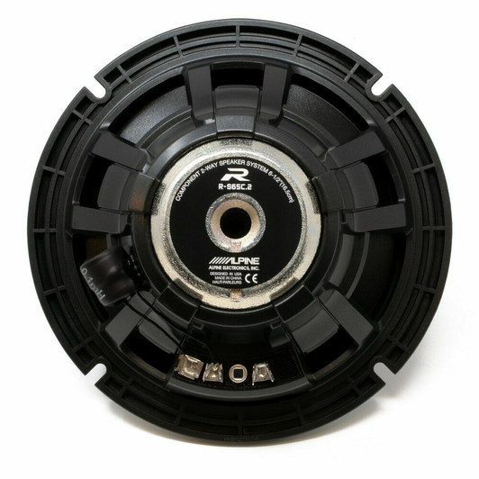 Alpine R-S65C.2 + Free Sound Deadening 100W RMS 6.5" R-Series Component 2-Way Speakers + NVX SDSK2