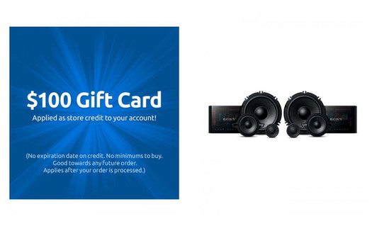 Sony 6.5" XS-GS1631C Speakers + Free $100 Gift Card