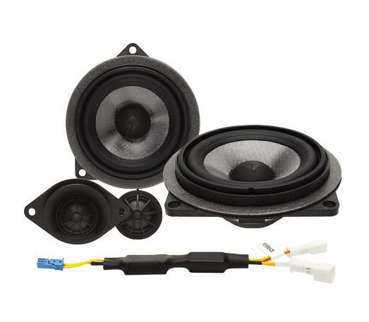 Rockford Fosgate Power T3-BMW2 Power Series 100W Peak (50W RMS) 4" 2-Way Component Car Speakers for select 2006-up BMW