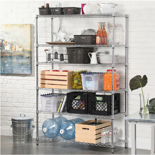 A2ZHOME Heavy Duty Milk Crate with Reinforced Handles - 13" X 13" X 11" (6/CASE)-A2ZHOME