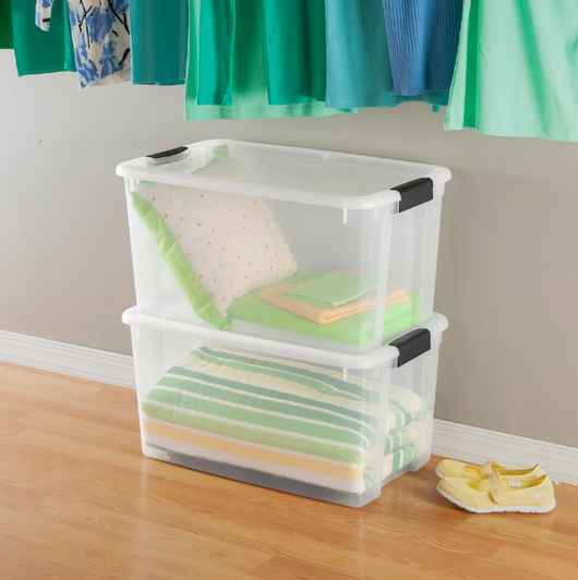 Sterilite Ultra 66L Storage Box - 16.25" X 26.12" X 13.5" (6/CASE)-A2ZHOME