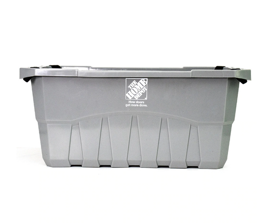 A2ZHOME Reusable Grey Box (Stackable) - 13.5" X 22" X 9.5" (6/CASE)-A2ZHOME