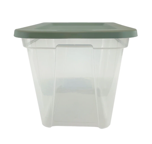 Edge Plastics Willow 38L Storage Tote: Spacious Storage Solution - 14.5" x 21.38" x 12.88" (6/CASE)-A2ZHOME