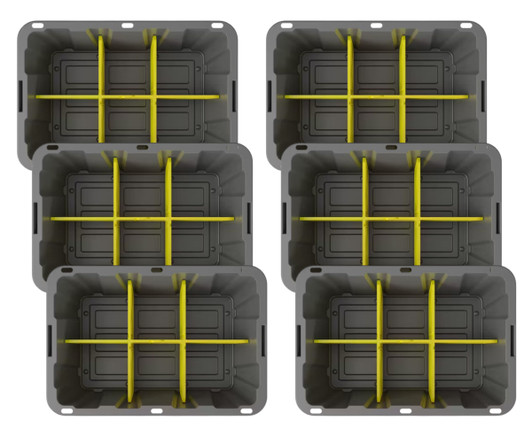 Organize-It 102L Strong Box Divider 2.27" X 9.84" X 14.35" - Set of 6 - Case of 6-A2ZHOME
