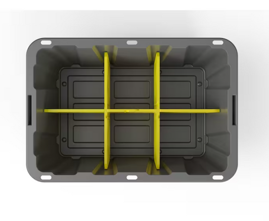 Organize-It 102L Strong Box Divider 2.27" X 9.84" X 14.35" - Set of 6 - Case of 6-A2ZHOME