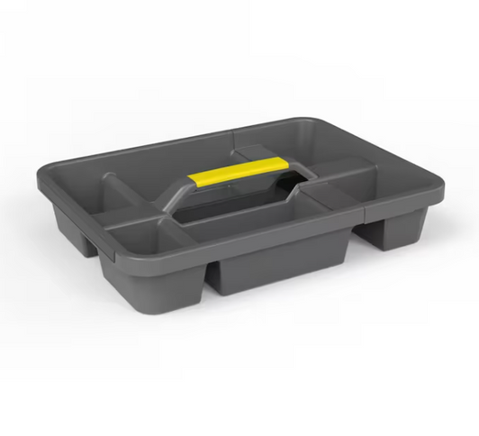 Mayne Mansfield Storage Bin - Black, Compact and Versatile Storage Solution (12" X 16" X 3"), Set of 6-A2ZHOME