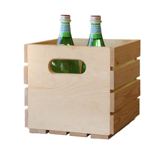 Adwood Manufacturing Ltd Cube Crate - Compact Storage Solution, 9" X 9.62" X 9.62" (6/CASE)-A2ZHOME