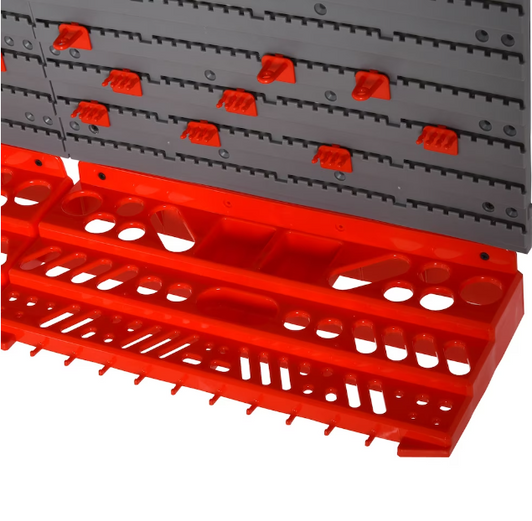 A2ZHOME 54 Piece Pegboard and Shelf Tool Organizer - Wall Mounted Garage Storage (4.33" X 20.67" X 22.83")-A2ZHOME