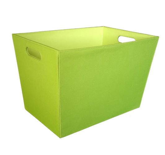Counseltron 18-inch Tapered Tote in Green - 12" X 18" X 3.6" (Pack of 6)-A2ZHOME
