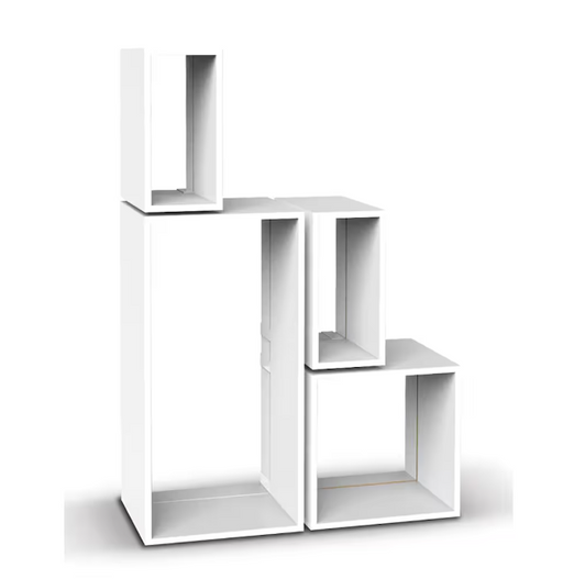 Whitmor 4-Section 'Clifabric Storage Bins & Cube' Storage Unit 13.39x4.4x39.37" - Organize with Style-A2ZHOME