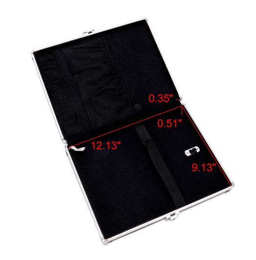Vaultz Locking Storage Clipboard, Black 10.5x2.75x12.5" (6/CASE) - Secure and Portable Organization-A2ZHOME