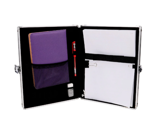 Vaultz Locking Storage Clipboard, Black 10.5x2.75x12.5" (6/CASE) - Secure and Portable Organization-A2ZHOME