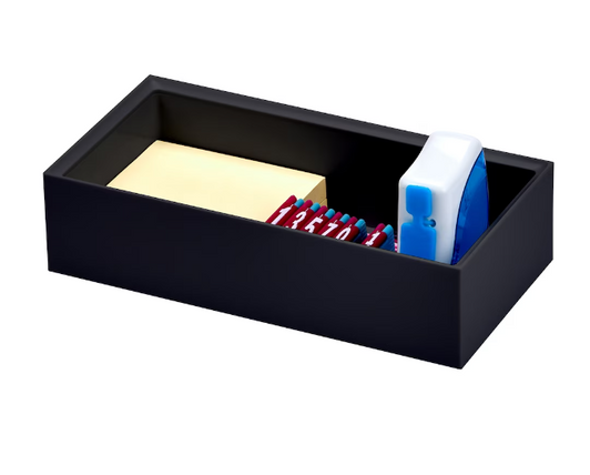 Bostitch Konnect Stackable Accessory Tray, Black (8" X 4" X 8") - Efficient and Versatile Organizer (6/CASE)-A2ZHOME