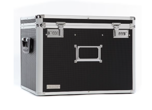 Vaultz Locking File Chest, Black (14" X 16" X 12") - Secure and Spacious Document Storage (6/CASE)-A2ZHOME