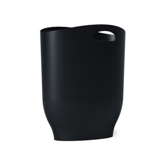 Umbra Harlo Can Black (7" X 12" X 13") - Sleek and Spacious Waste Bin (6/CASE)-A2ZHOME