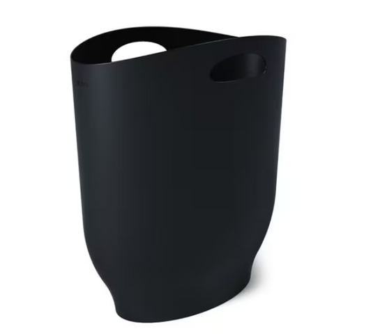 Umbra Harlo Can Black (7" X 12" X 13") - Sleek and Spacious Waste Bin (6/CASE)-A2ZHOME