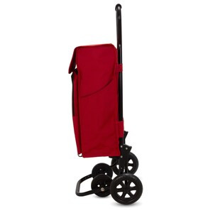 Playmarket Forzudo Duett Shopping Cart - 4-Wheel - Red - 18" X 8" X 40" (6/CASE)-A2ZHOME