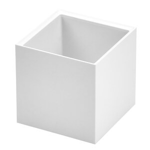 Bostitch Konnect Stackable Pencil Cup - White - 3.74" X 3.74" X 4" (6/CASE)-A2ZHOME
