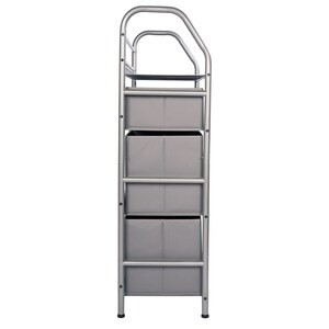 Neatfreak 4 Tier Metal Home Storage Organizer with Bins - 16" X 11" X 28"-A2ZHOME